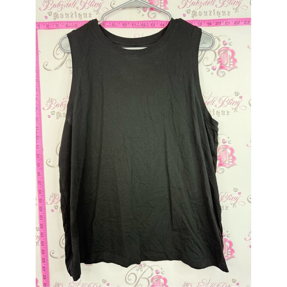 Kersh tank top Black Sleeveless Tank Top